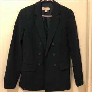 Navy double breasted blazer